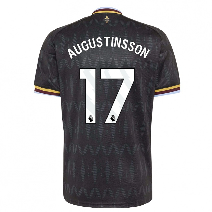Danxen Børn Ludwig Augustinsson #17 Kornblomstblå Sort Gul Udebane Spillertrøjer 2026/27 Trøje T-Shirt