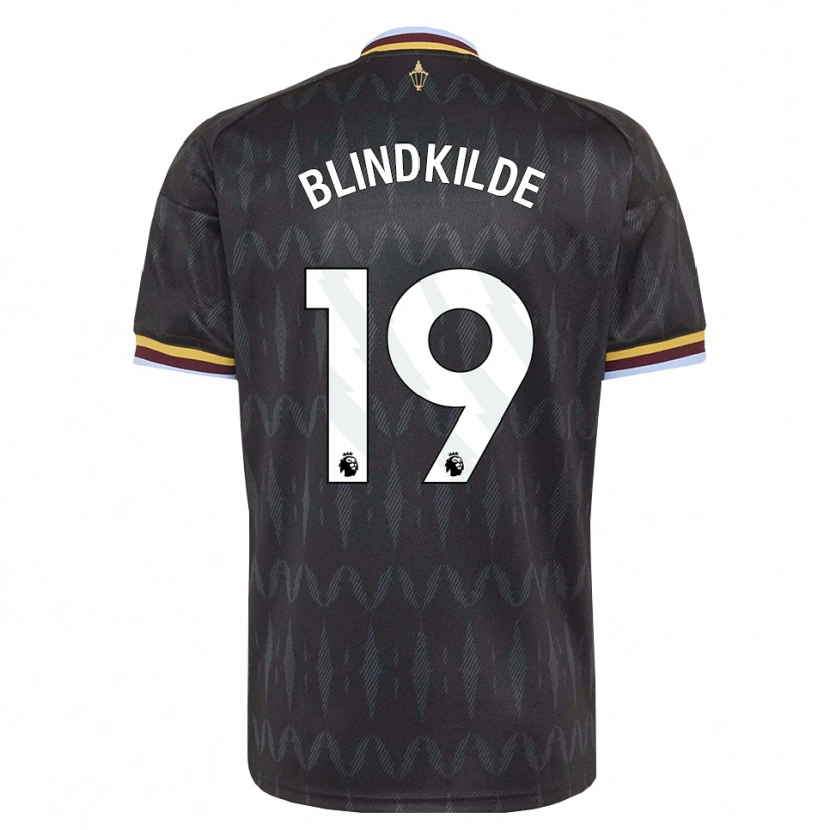 Danxen Børn Laura Blindkilde #19 Kornblomstblå Sort Gul Udebane Spillertrøjer 2026/27 Trøje T-Shirt