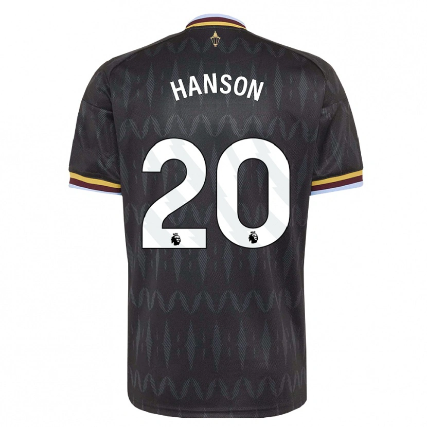 Danxen Børn Kirsty Hanson #20 Kornblomstblå Sort Gul Udebane Spillertrøjer 2026/27 Trøje T-Shirt
