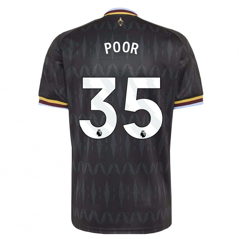 Danxen Børn Sophia Poor #35 Kornblomstblå Sort Gul Udebane Spillertrøjer 2026/27 Trøje T-Shirt