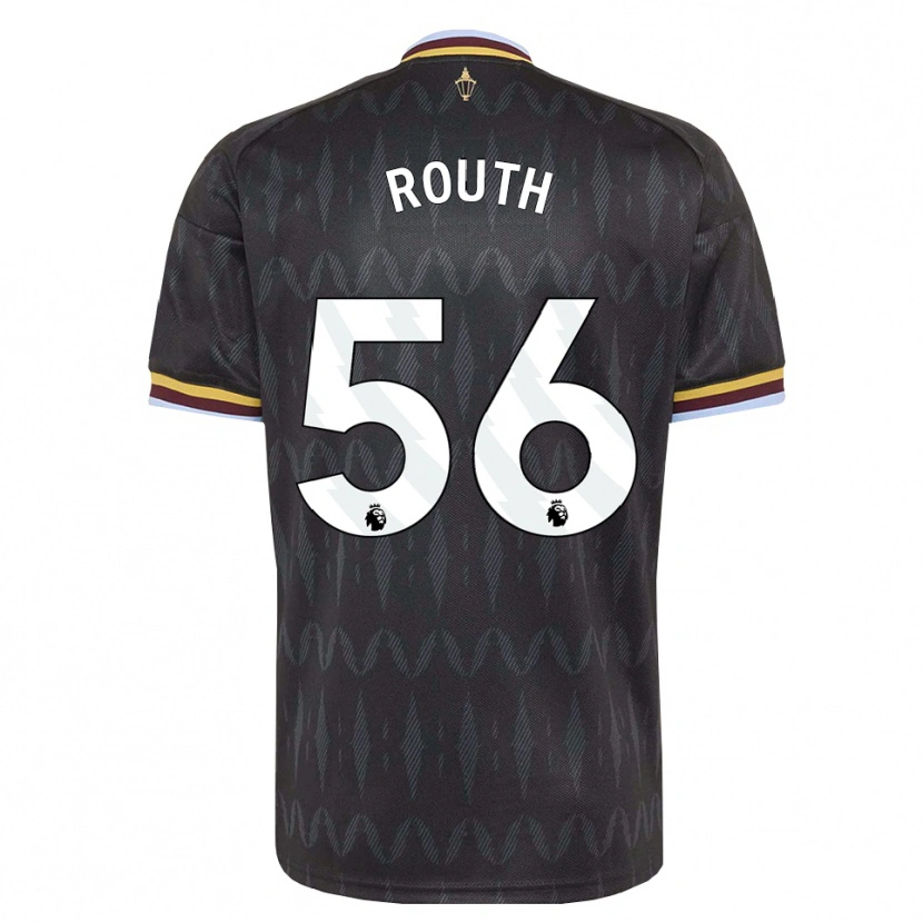 Danxen Børn Leon Routh #56 Kornblomstblå Sort Gul Udebane Spillertrøjer 2026/27 Trøje T-Shirt