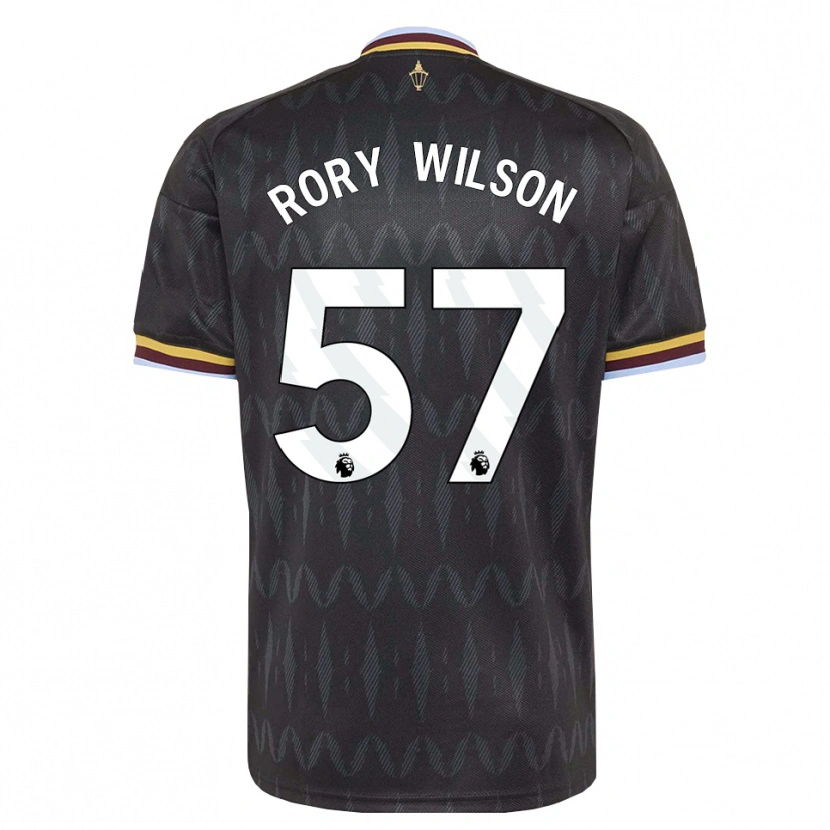 Danxen Børn Rory Wilson #57 Kornblomstblå Sort Gul Udebane Spillertrøjer 2026/27 Trøje T-Shirt