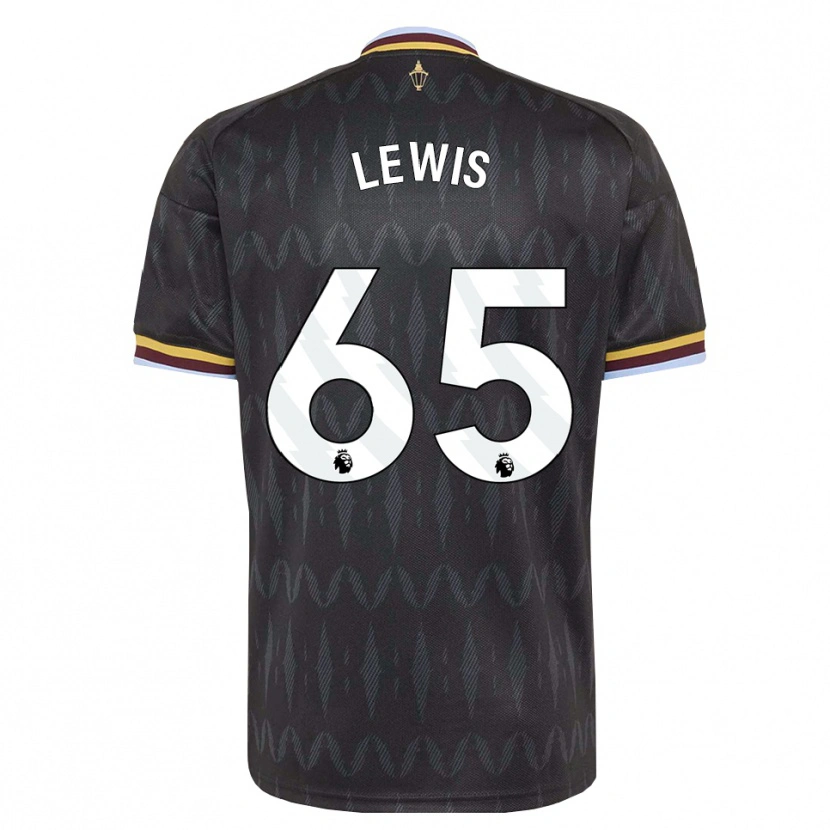 Danxen Børn Sam Lewis #65 Kornblomstblå Sort Gul Udebane Spillertrøjer 2026/27 Trøje T-Shirt