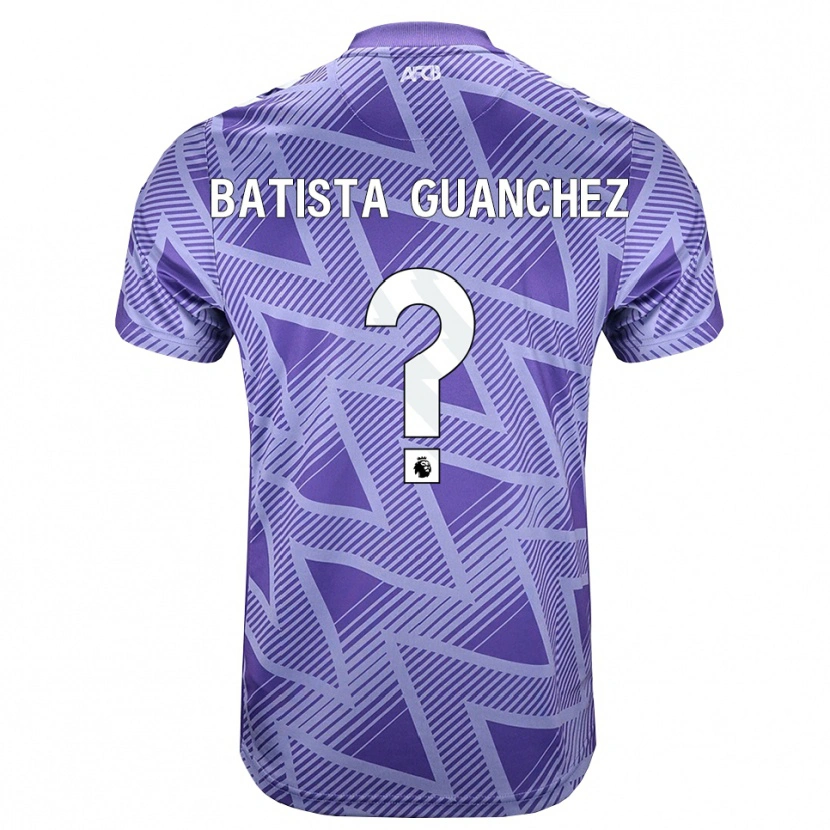 Danxen Børn Aidan Batista Guanchez #0 Blegviolrød Hvid Udebane Spillertrøjer 2026/27 Trøje T-Shirt
