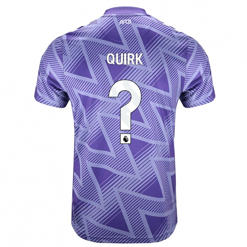 Danxen Børn Sophie Quirk #0 Blegviolrød Hvid Udebane Spillertrøjer 2026/27 Trøje T-Shirt