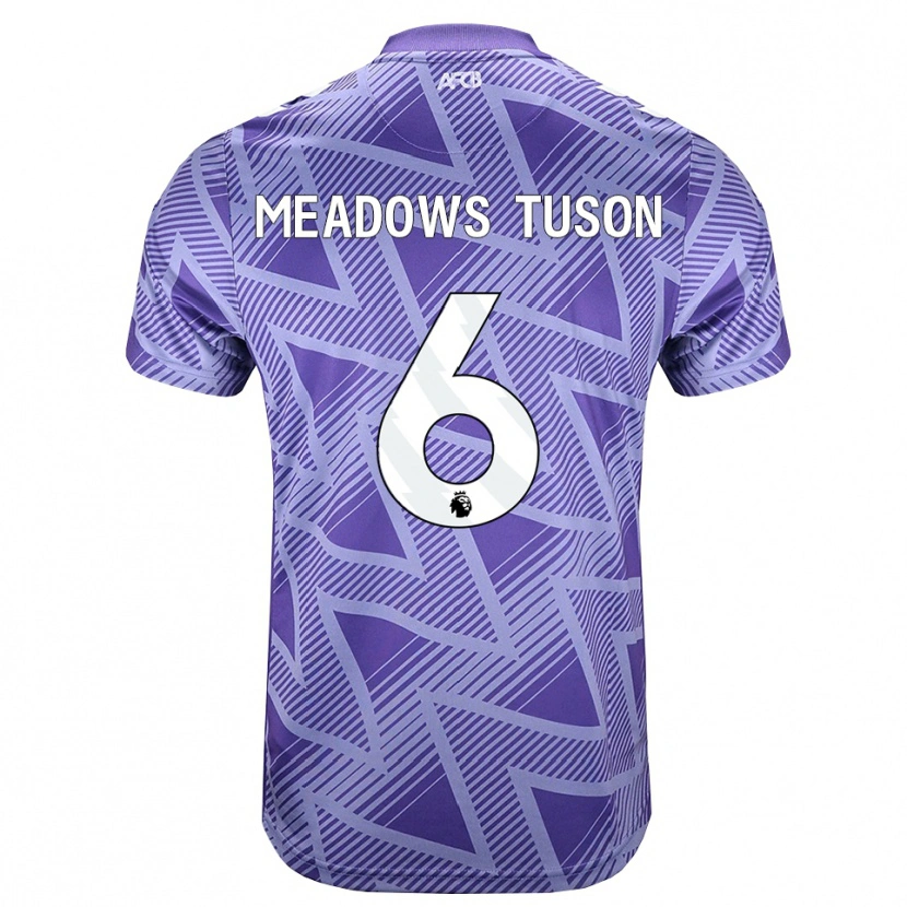 Danxen Børn Freya Meadows Tuson #6 Blegviolrød Hvid Udebane Spillertrøjer 2026/27 Trøje T-Shirt