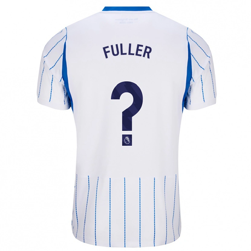 Danxen Børn Jaydon Fuller #0 Jægerblå Hvid Udebane Spillertrøjer 2026/27 Trøje T-Shirt