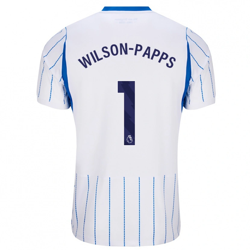 Danxen Børn Charlie Wilson-Papps #1 Jægerblå Hvid Udebane Spillertrøjer 2026/27 Trøje T-Shirt