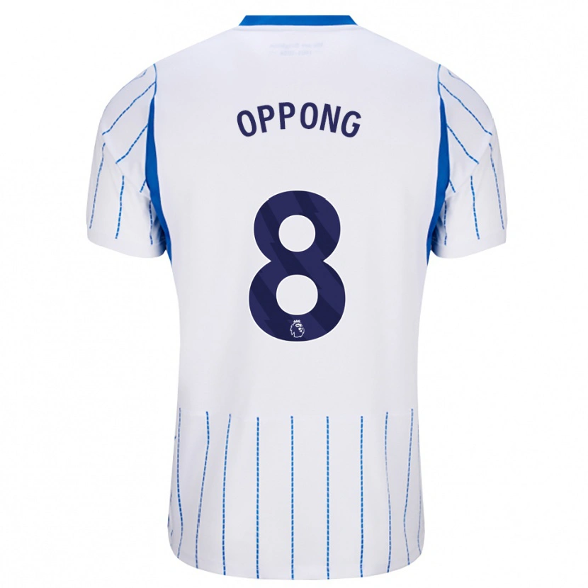 Danxen Børn Raffaele Oppong #8 Jægerblå Hvid Udebane Spillertrøjer 2026/27 Trøje T-Shirt