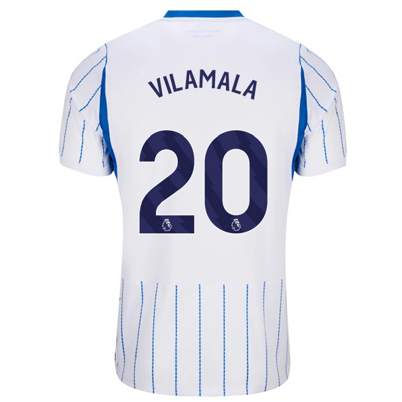 Danxen Børn Bruna Vilamala #20 Jægerblå Hvid Udebane Spillertrøjer 2026/27 Trøje T-Shirt