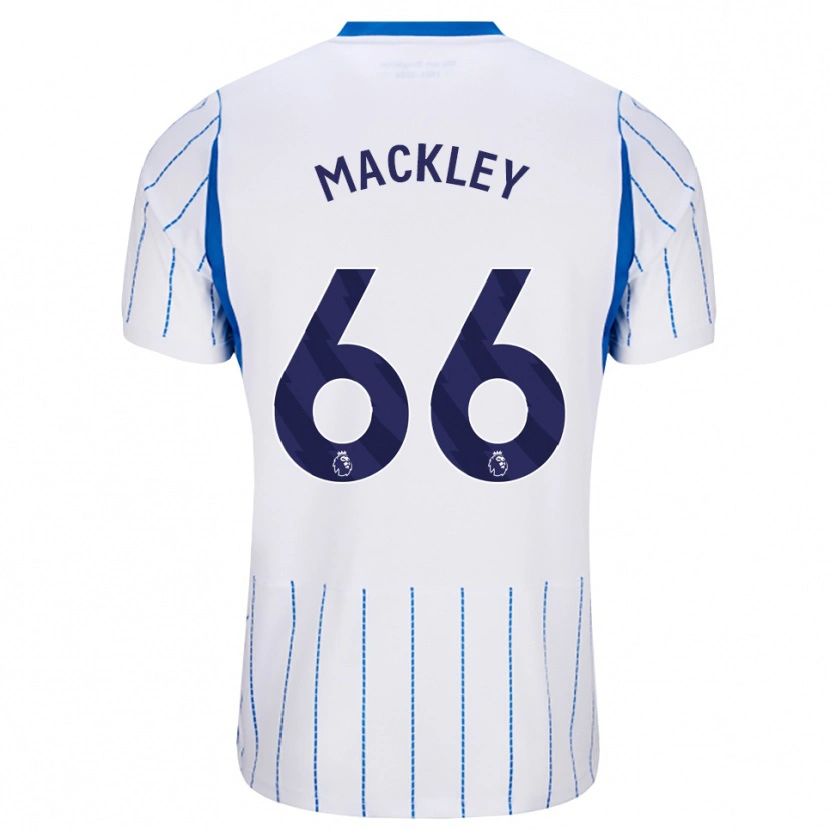 Danxen Børn Callum Mackley #66 Jægerblå Hvid Udebane Spillertrøjer 2026/27 Trøje T-Shirt
