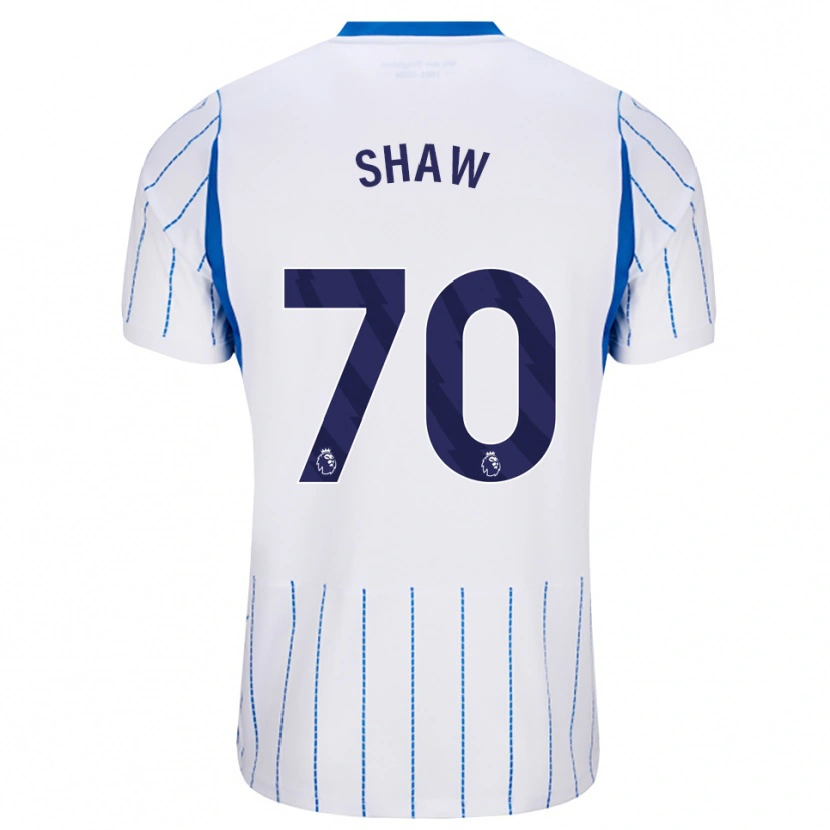 Danxen Børn Kofi Shaw #70 Jægerblå Hvid Udebane Spillertrøjer 2026/27 Trøje T-Shirt