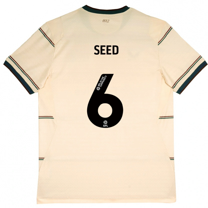 Danxen Børn Helen Seed #6 Beige Vinrød Udebane Spillertrøjer 2026/27 Trøje T-Shirt