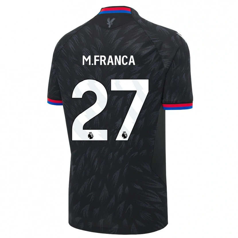 Danxen Børn Matheus França #27 Sort Blå Rød Udebane Spillertrøjer 2026/27 Trøje T-Shirt