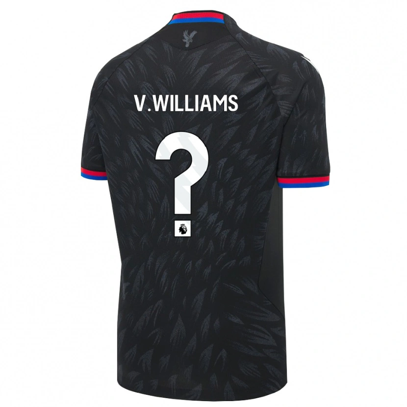 Danxen Børn Vonnte Williams #0 Sort Blå Rød Udebane Spillertrøjer 2026/27 Trøje T-Shirt