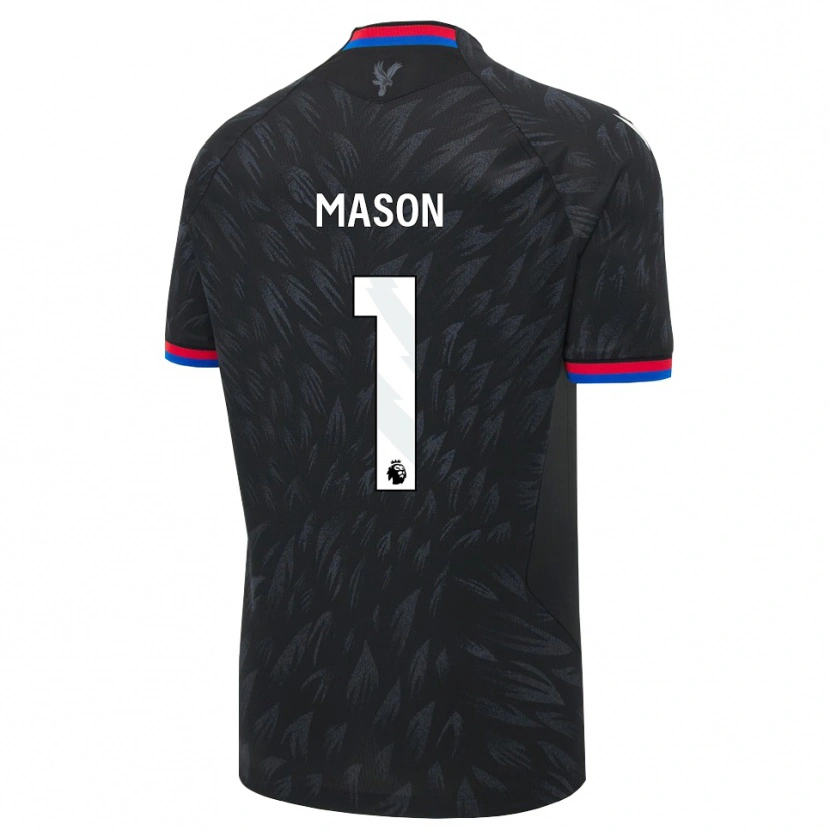 Danxen Børn Jack Mason #1 Sort Blå Rød Udebane Spillertrøjer 2026/27 Trøje T-Shirt
