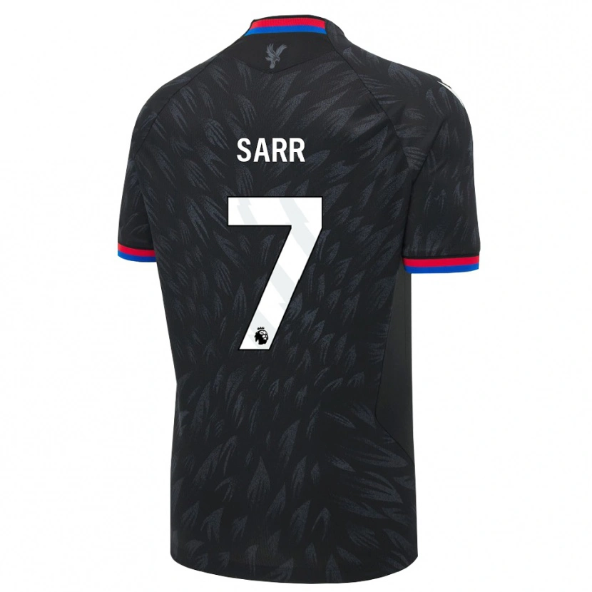 Danxen Børn Ismaïla Sarr #7 Sort Blå Rød Udebane Spillertrøjer 2026/27 Trøje T-Shirt