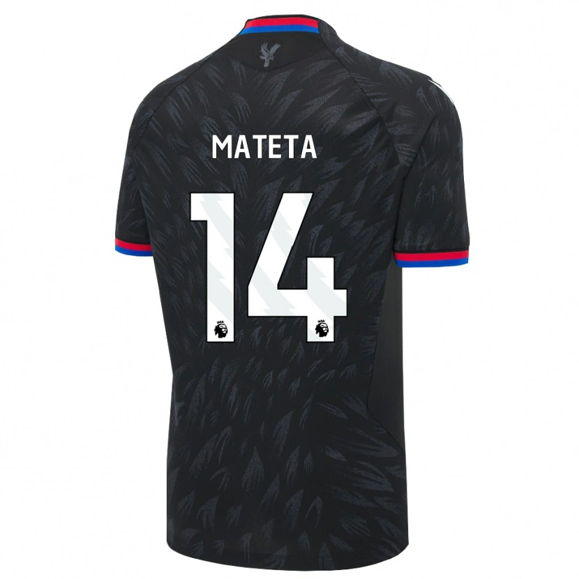 Danxen Børn Jean-Philippe Mateta #14 Sort Blå Rød Udebane Spillertrøjer 2026/27 Trøje T-Shirt