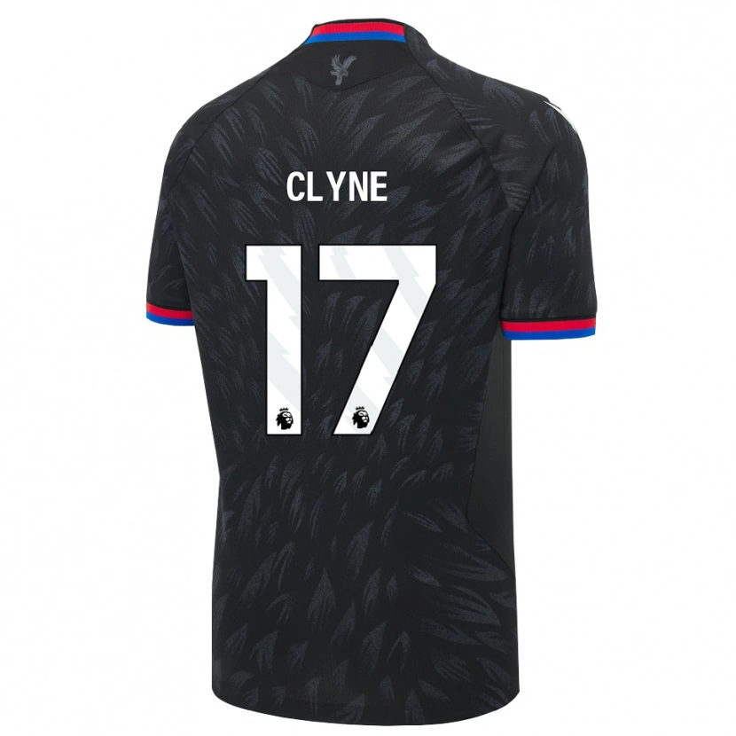 Danxen Børn Nathaniel Clyne #17 Sort Blå Rød Udebane Spillertrøjer 2026/27 Trøje T-Shirt