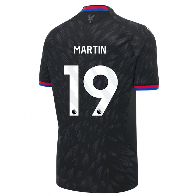 Danxen Børn Donte Martin #19 Sort Blå Rød Udebane Spillertrøjer 2026/27 Trøje T-Shirt