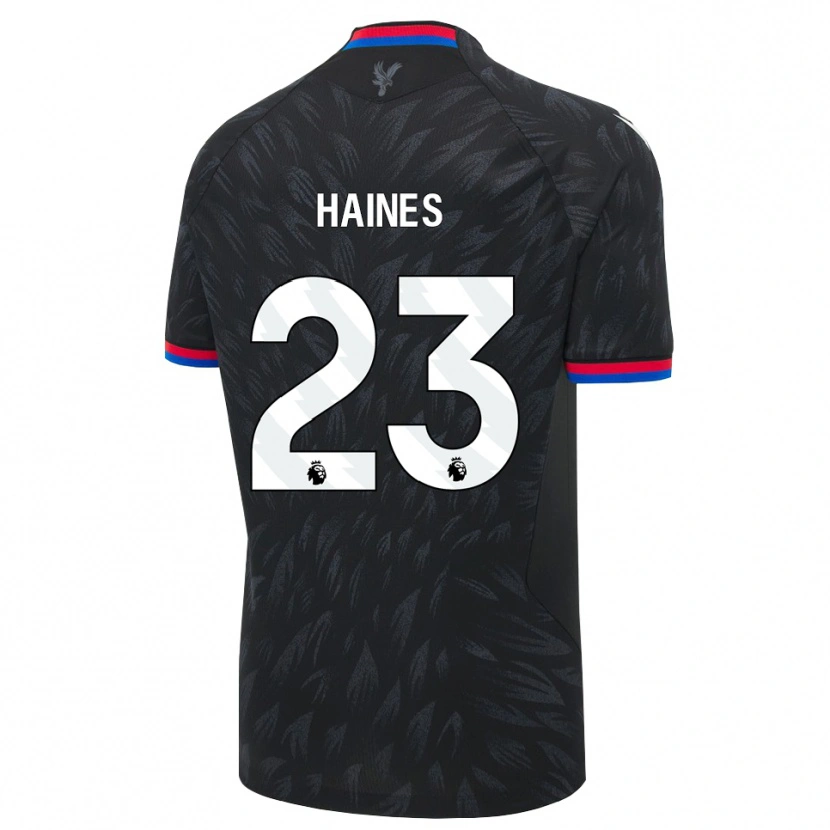Danxen Børn Coral-Jade Haines #23 Sort Blå Rød Udebane Spillertrøjer 2026/27 Trøje T-Shirt