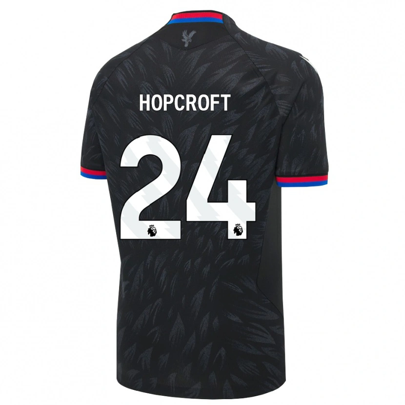 Danxen Børn Shanade Hopcroft #24 Sort Blå Rød Udebane Spillertrøjer 2026/27 Trøje T-Shirt