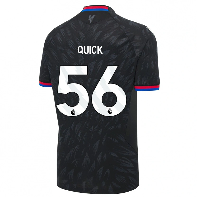 Danxen Børn Daniel Quick #56 Sort Blå Rød Udebane Spillertrøjer 2026/27 Trøje T-Shirt