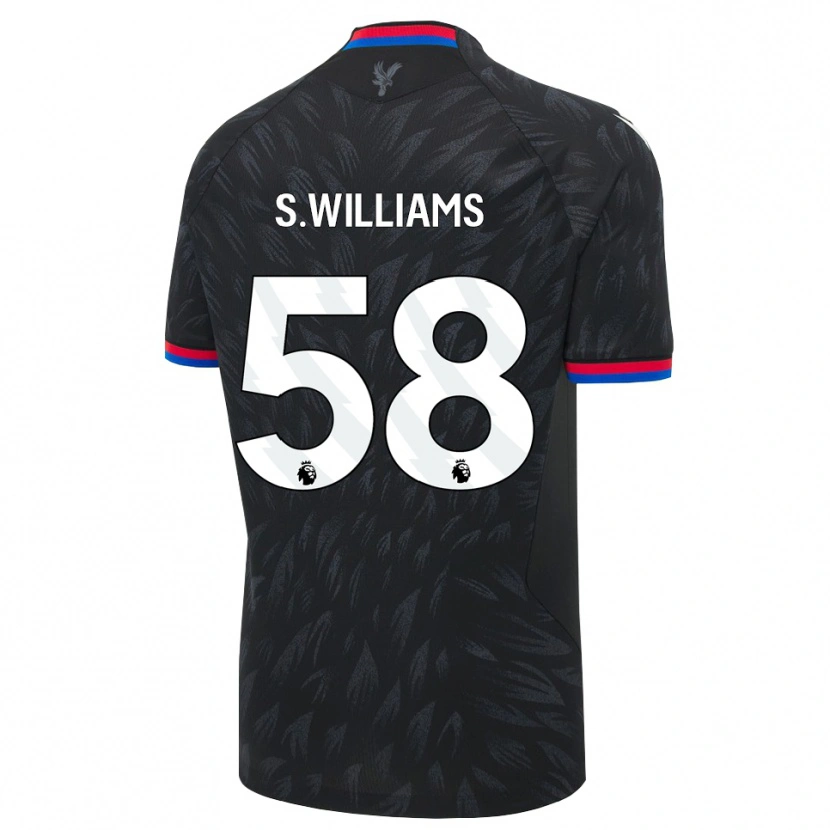 Danxen Børn Seb Williams #58 Sort Blå Rød Udebane Spillertrøjer 2026/27 Trøje T-Shirt