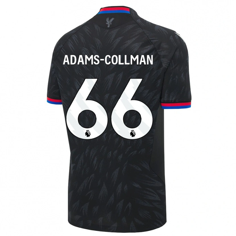 Danxen Børn Kai-Reece Adams-Collman #66 Sort Blå Rød Udebane Spillertrøjer 2026/27 Trøje T-Shirt