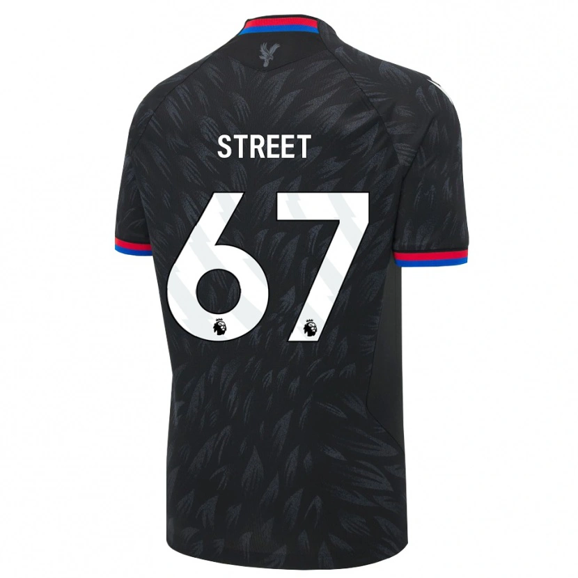 Danxen Børn Rob Street #67 Sort Blå Rød Udebane Spillertrøjer 2026/27 Trøje T-Shirt