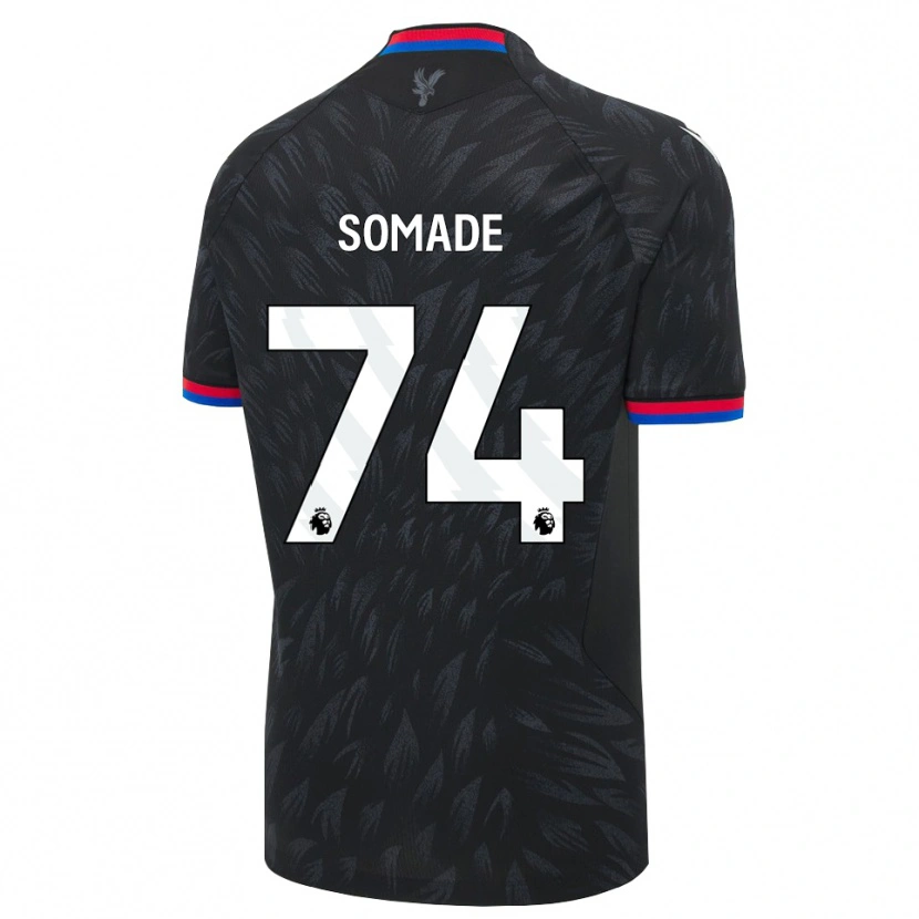 Danxen Børn Sean Somade #74 Sort Blå Rød Udebane Spillertrøjer 2026/27 Trøje T-Shirt