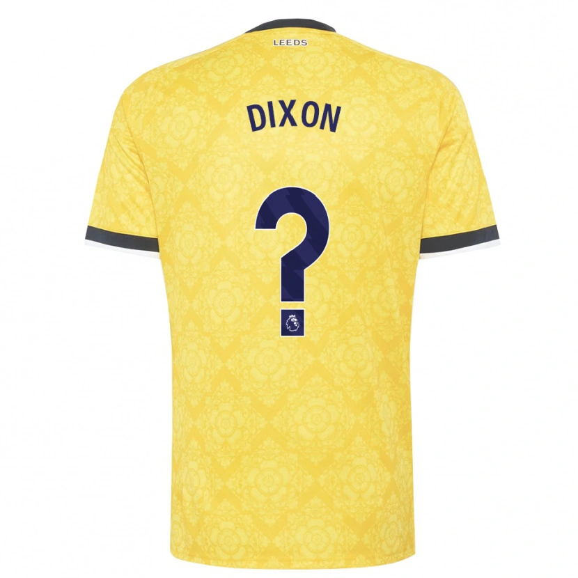 Danxen Børn Chloe Dixon #0 Gul Hvid Sort Udebane Spillertrøjer 2026/27 Trøje T-Shirt