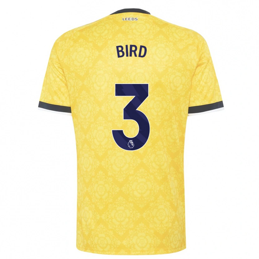 Danxen Børn Coban Bird #3 Gul Hvid Sort Udebane Spillertrøjer 2026/27 Trøje T-Shirt