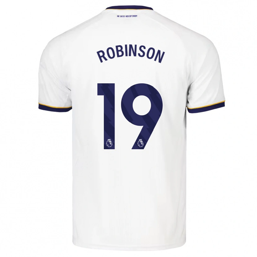 Danxen Børn Katie Robinson #19 Midnatsblå Hvid Gul Udebane Spillertrøjer 2026/27 Trøje T-Shirt