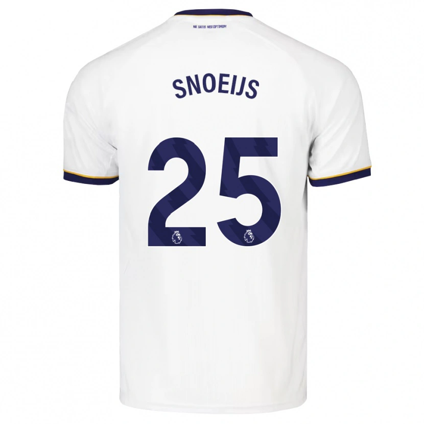 Danxen Børn Katja Snoeijs #25 Midnatsblå Hvid Gul Udebane Spillertrøjer 2026/27 Trøje T-Shirt