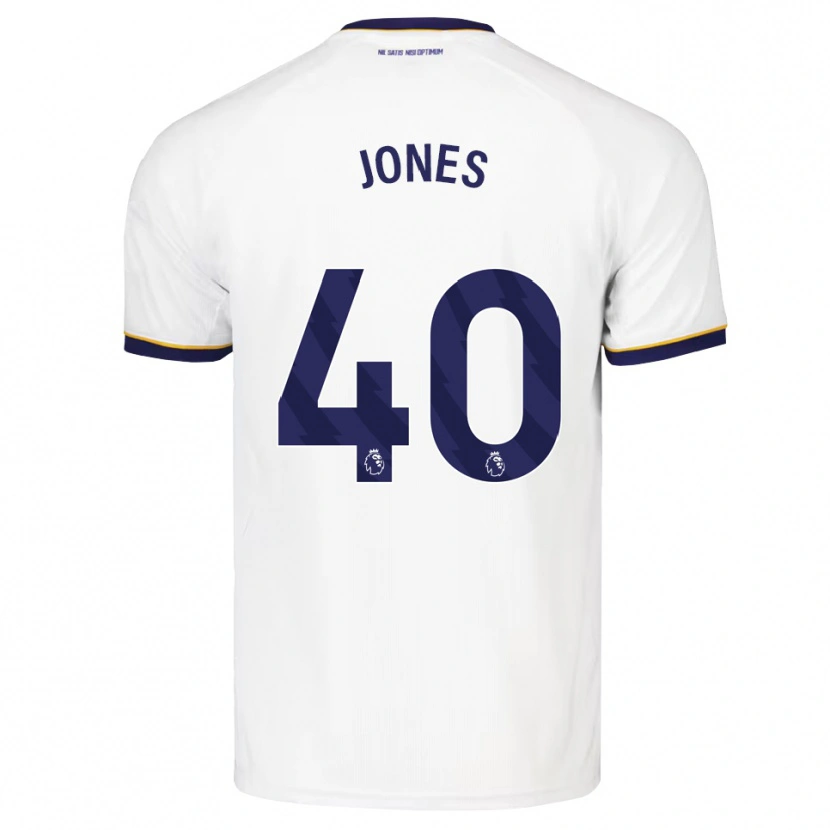 Danxen Børn Ellie Jones #40 Midnatsblå Hvid Gul Udebane Spillertrøjer 2026/27 Trøje T-Shirt
