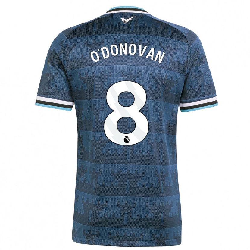 Danxen Børn Alex O'donovan #8 Gul Sort Blå Udebane Spillertrøjer 2026/27 Trøje T-Shirt