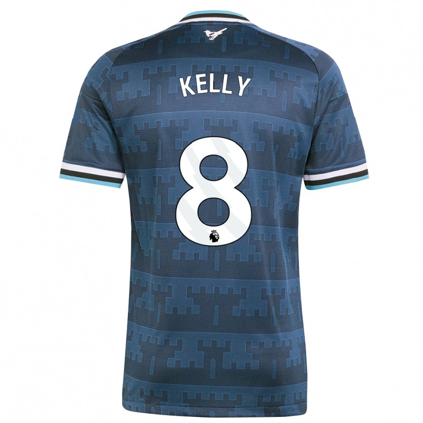 Danxen Børn Emma Kelly #8 Gul Sort Blå Udebane Spillertrøjer 2026/27 Trøje T-Shirt