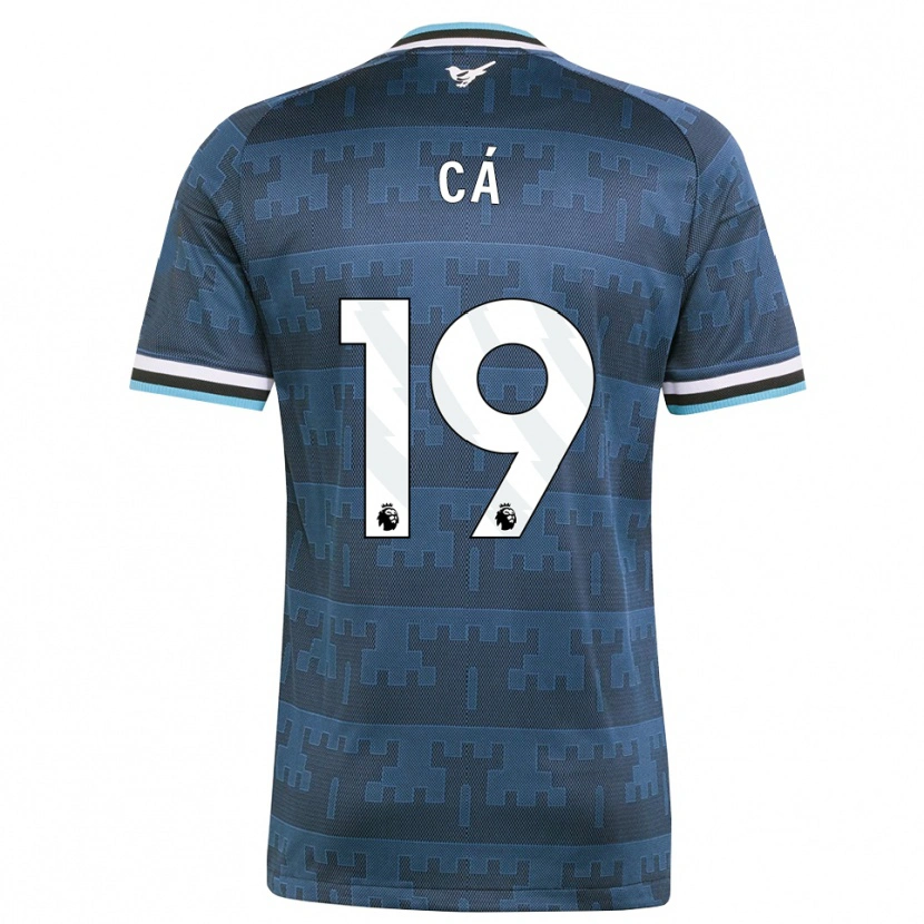 Danxen Børn Afner Cá #19 Gul Sort Blå Udebane Spillertrøjer 2026/27 Trøje T-Shirt