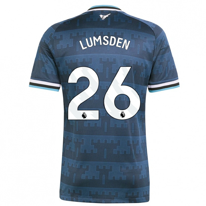 Danxen Børn Beth Lumsden #26 Gul Sort Blå Udebane Spillertrøjer 2026/27 Trøje T-Shirt
