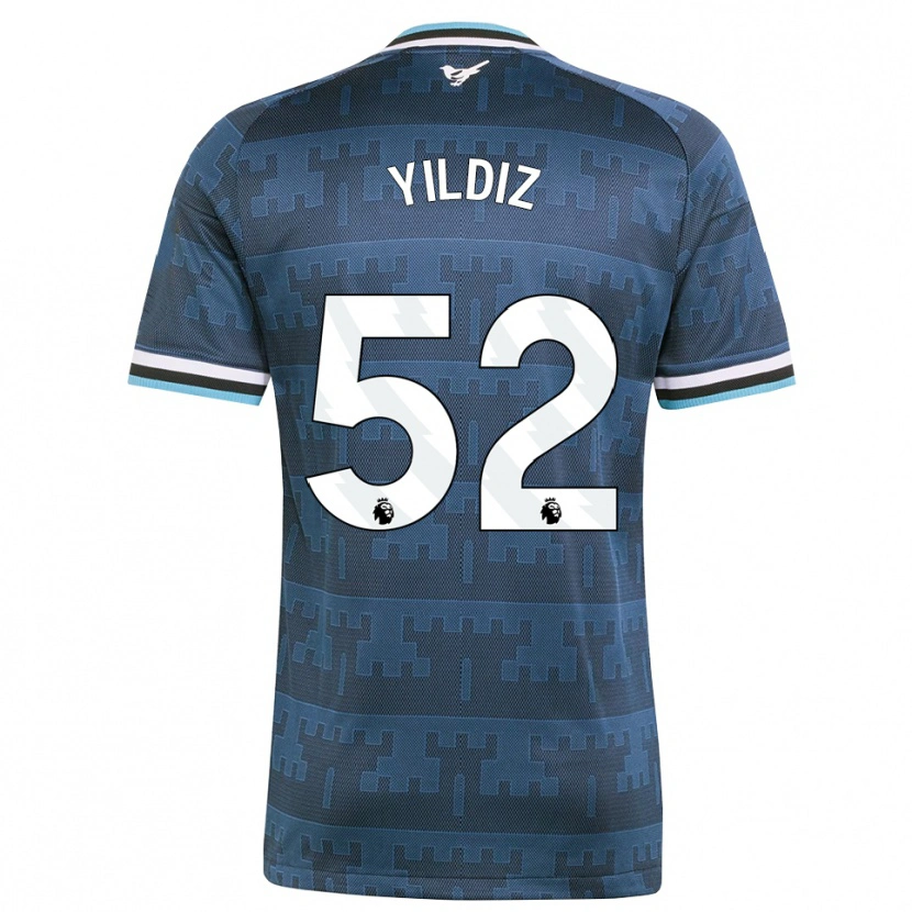 Danxen Børn Baran Yıldız #52 Gul Sort Blå Udebane Spillertrøjer 2026/27 Trøje T-Shirt