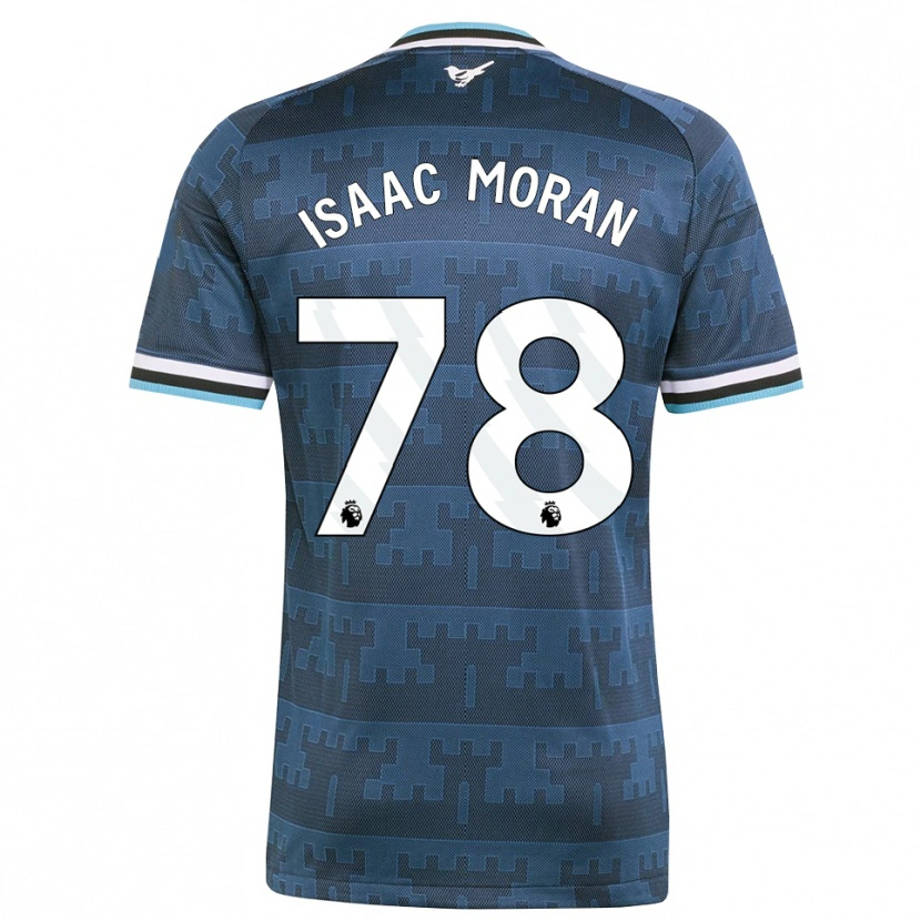 Danxen Børn Isaac Moran #78 Gul Sort Blå Udebane Spillertrøjer 2026/27 Trøje T-Shirt