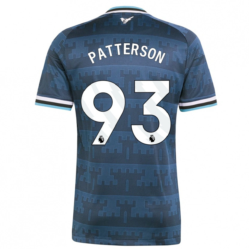 Danxen Børn Jack Patterson #93 Gul Sort Blå Udebane Spillertrøjer 2026/27 Trøje T-Shirt