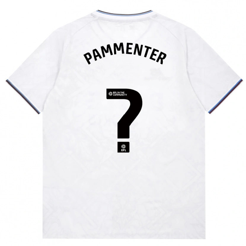 Danxen Børn Bailey Pammenter #0 Vinrød Hvid Udebane Spillertrøjer 2026/27 Trøje T-Shirt