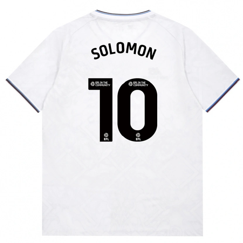 Danxen Børn Manor Solomon #10 Vinrød Hvid Udebane Spillertrøjer 2026/27 Trøje T-Shirt