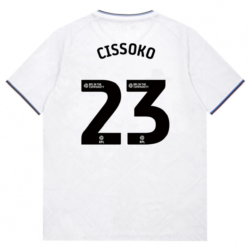 Danxen Børn Hawa Cissoko #23 Vinrød Hvid Udebane Spillertrøjer 2026/27 Trøje T-Shirt