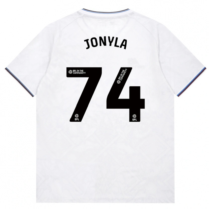 Danxen Børn Tomas Jonyla #74 Vinrød Hvid Udebane Spillertrøjer 2026/27 Trøje T-Shirt