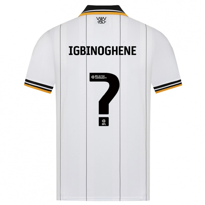 Danxen Børn Testimony Igbinoghene #0 Orange Hvid Sort Udebane Spillertrøjer 2026/27 Trøje T-Shirt