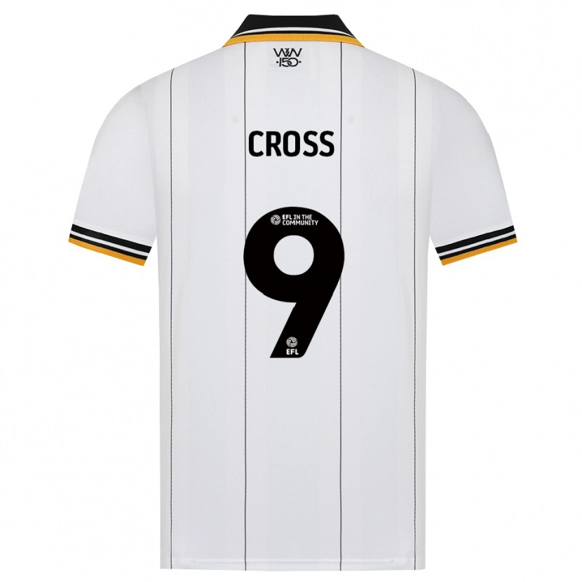 Danxen Børn Jade Cross #9 Orange Hvid Sort Udebane Spillertrøjer 2026/27 Trøje T-Shirt