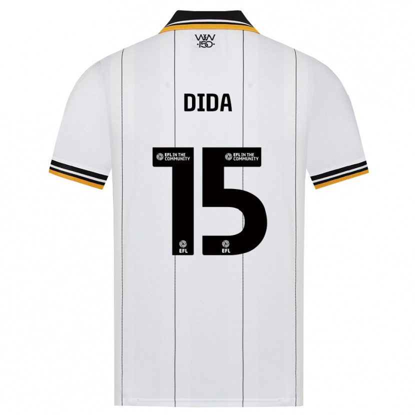 Danxen Børn Kledi Dida #15 Orange Hvid Sort Udebane Spillertrøjer 2026/27 Trøje T-Shirt